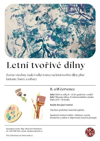 Letní tvořivé dílny