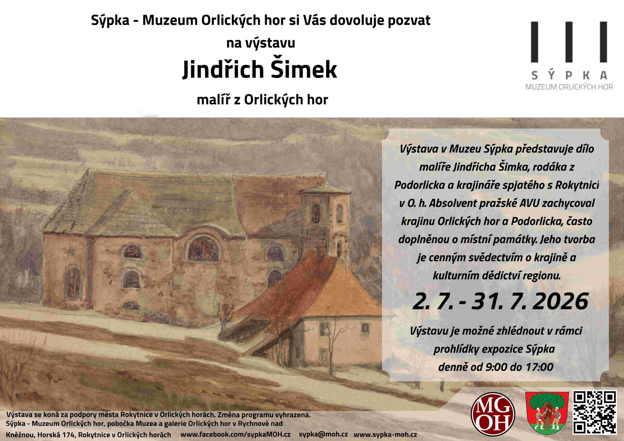 Jindřich Šimek - malíř z Orlických hor