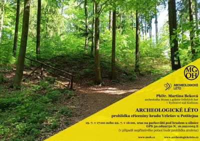 Archeologické léto 2023: Komentovaná prohlídka hradu Velešov