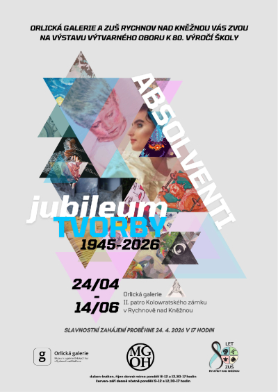Jubilejní výstava absolventů ZUŠ Rychnov nad Kněžnou