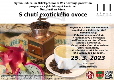 Muzejní kavárna na téma exotické ovoce