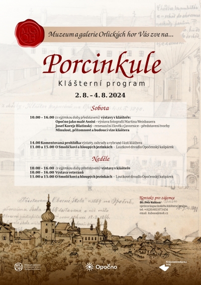Porcinkule - Klášterní program