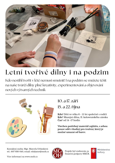 Tvořivé dílny i&nbsp;na podzim 