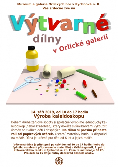 Tvůrčí dílna na téma "Kaleidoskop"