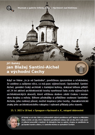 Jiří Balský: Jan Blažej Santini-Aichel a východní Čechy