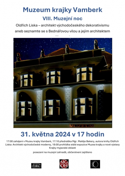 VIII. Muzejní noc aneb seznamte se s Bednářovou vilou a jejím architektem